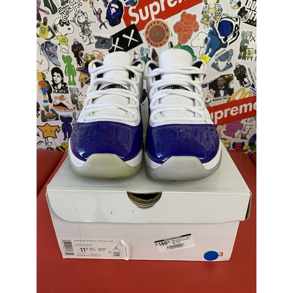 Size 11.5 - Air Jordan 11 Retro Low Concord Sketch W 100% Authentic 10M - Picture 2 of 5